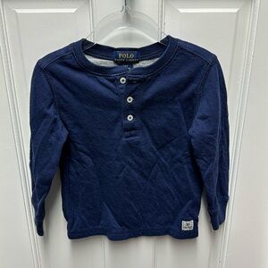 Used boys size 2 polo shirt, long sleeve